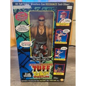 Toy Biz WCW Tuff Talkin Wrestlers Konnan Electronic Interactive Figure 1999 NEW
